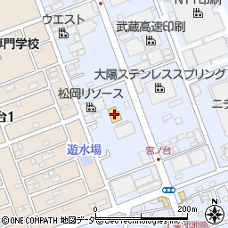ブリジストンタイヤサービス埼玉周辺の地図