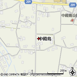長野県伊那市東春近中殿島1722周辺の地図
