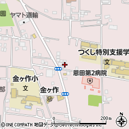 千葉県松戸市金ケ作274-20周辺の地図