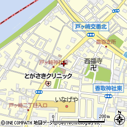 埼玉県三郷市戸ヶ崎2丁目24周辺の地図