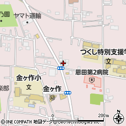 千葉県松戸市金ケ作274周辺の地図