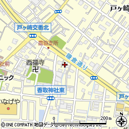 埼玉県三郷市戸ヶ崎2丁目75周辺の地図