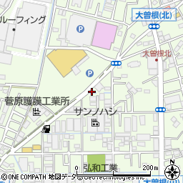 埼玉県八潮市大曽根1206周辺の地図