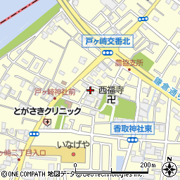 埼玉県三郷市戸ヶ崎2丁目30周辺の地図