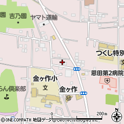 千葉県松戸市金ケ作274-62周辺の地図