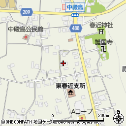 長野県伊那市東春近中殿島2704周辺の地図