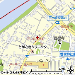 埼玉県三郷市戸ヶ崎2261周辺の地図