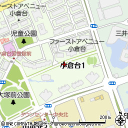 〒270-1356 千葉県印西市小倉台の地図