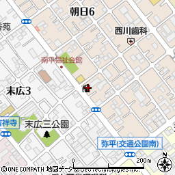 株式会社富田商店　朝日町店周辺の地図