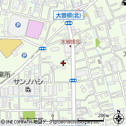 埼玉県八潮市大曽根1100-3周辺の地図