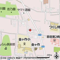 千葉県松戸市金ケ作274-32周辺の地図