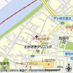 埼玉県三郷市戸ヶ崎2258周辺の地図