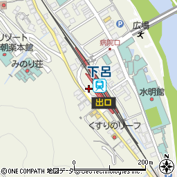 下呂駅前公衆トイレ周辺の地図