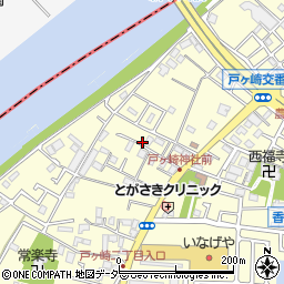 埼玉県三郷市戸ヶ崎2257周辺の地図