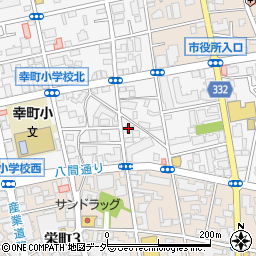 ふじの市商店会周辺の地図