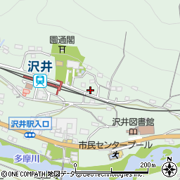 株式会社東新商会　沢井工場周辺の地図