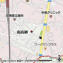 千葉県柏市南高柳16-8周辺の地図