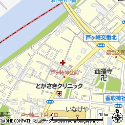 埼玉県三郷市戸ヶ崎2267-4周辺の地図