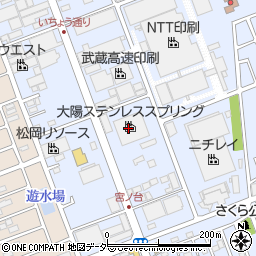 大陽ステンレススプリング株式会社　埼玉第三工場周辺の地図