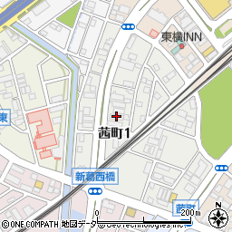 シャルム八潮周辺の地図