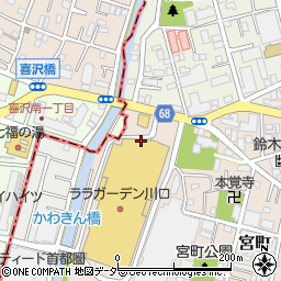 株式会社アイリックコーポレーション　ララガーデン川口店周辺の地図