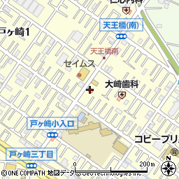 三郷天王橋通郵便局周辺の地図