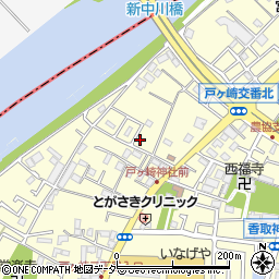 埼玉県三郷市戸ヶ崎2267-18周辺の地図