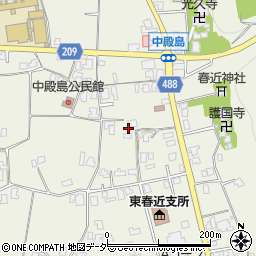 長野県伊那市東春近中殿島2697周辺の地図