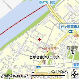 埼玉県三郷市戸ヶ崎2267-36周辺の地図