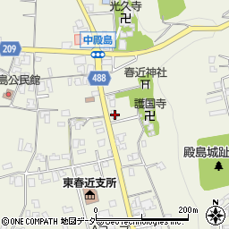 長野県伊那市東春近中殿島2801-1周辺の地図