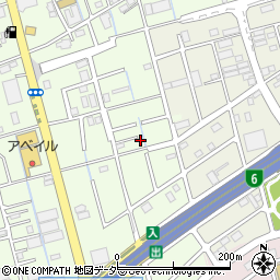 埼玉県八潮市大曽根611-5周辺の地図