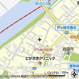 埼玉県三郷市戸ヶ崎2267-19周辺の地図