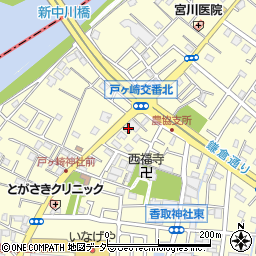 埼玉県三郷市戸ヶ崎2丁目11周辺の地図