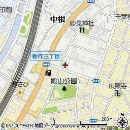 千葉県松戸市中根517周辺の地図