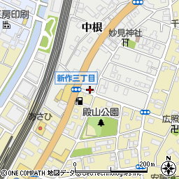 千葉県松戸市中根536周辺の地図