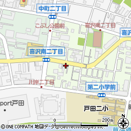 ヤマザキＹショップ喜沢南店周辺の地図