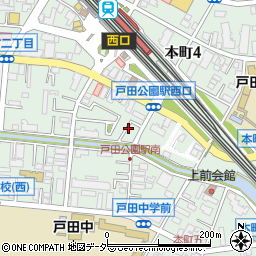 株式会社旭測量設計戸田支店周辺の地図