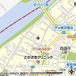 埼玉県三郷市戸ヶ崎2267-22周辺の地図