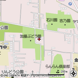 加藤ぶどう園周辺の地図