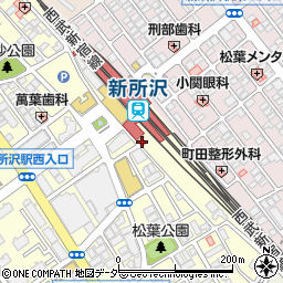 ファミリーマート新所沢駅西口店周辺の地図