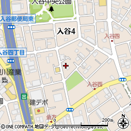 アキヨ美容室　入谷店周辺の地図