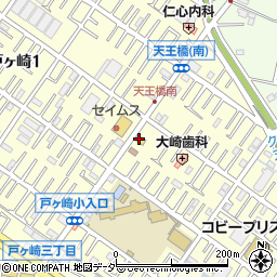 ファミリーマート三郷戸ヶ崎店周辺の地図