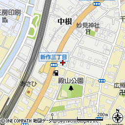 千葉県松戸市中根537周辺の地図