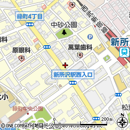 フローリストシロタ（生花店）新所沢店周辺の地図