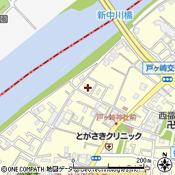 埼玉県三郷市戸ヶ崎2265-18周辺の地図
