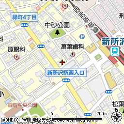 炭火串焼 千串屋 新所沢店周辺の地図
