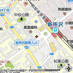飯田産業株式会社　所沢営業所周辺の地図