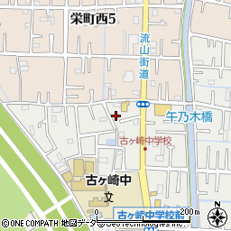 珍來松戸　古ヶ崎店周辺の地図