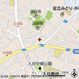 東京都足立区入谷2丁目11周辺の地図