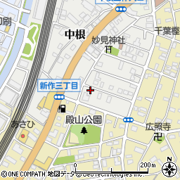 千葉県松戸市中根520周辺の地図